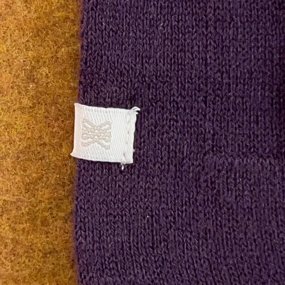 Koyuchi Women One Size Purple 100% Organic Cotton Knit Scarf New